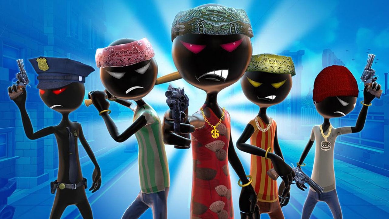 Schatten-Gangster-Superheld-Kampf-Simulator 3D: Vegas-Stadt Stickman ...